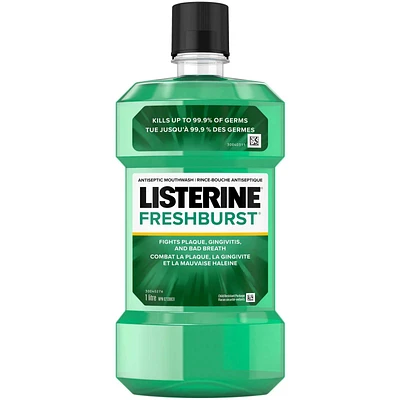 Listerine Fresh Burst Antiseptic Mouthwash 1L