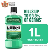 Listerine Fresh Burst Antiseptic Mouthwash 1L