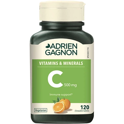 Vitamin C 500mg Chewable Orange Flavor