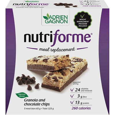Nutriforme bar - Granola and chocolate chips