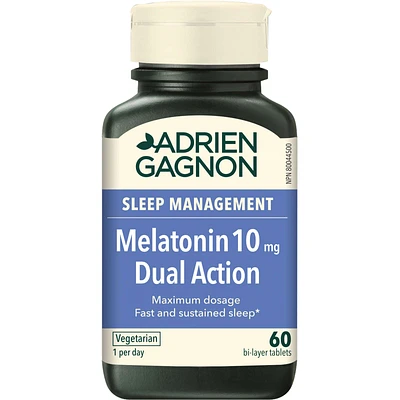 Melatonin 10 mg Dual Action Extra-Strength