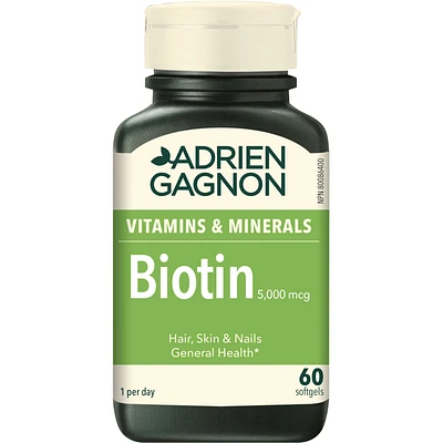 Biotin 5000 mcg (60 sgel)