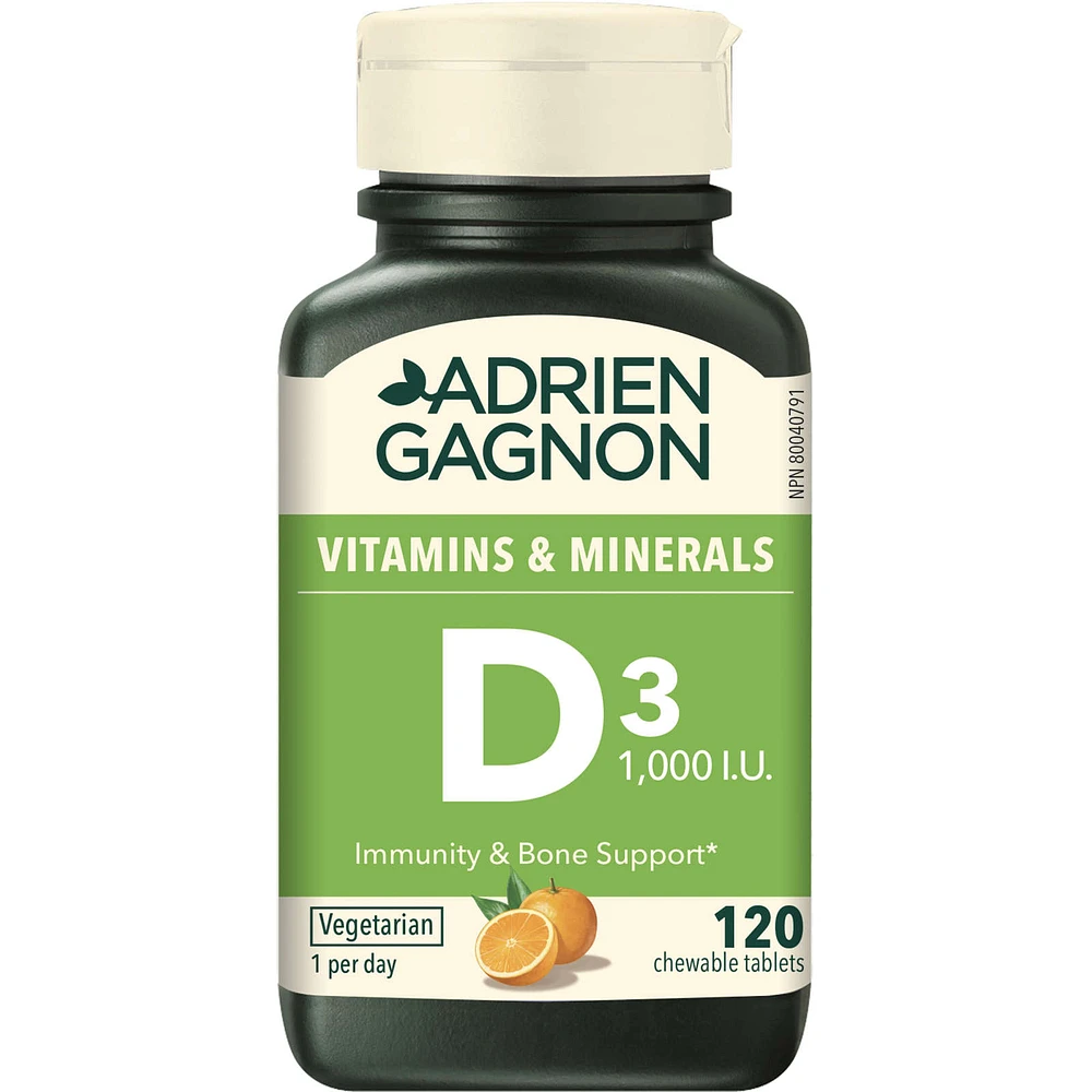 Vitamin D Chewable Orange