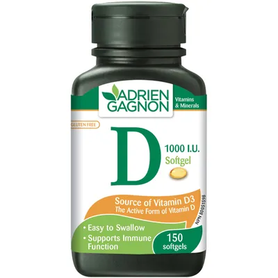 Vitamin D 1000 IU Softgels