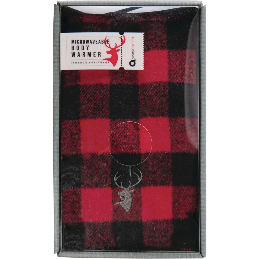 Red & Black Plaid Neck & Body Wrap