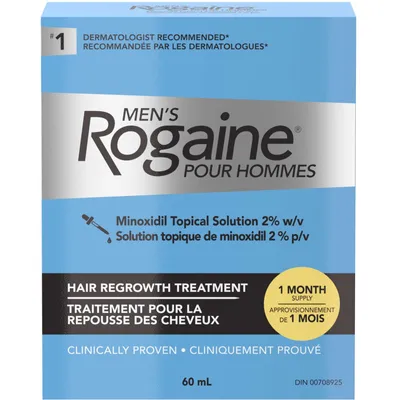 Men's 2% Minoxidil Solution Hair Loss and Regrowth Treatment