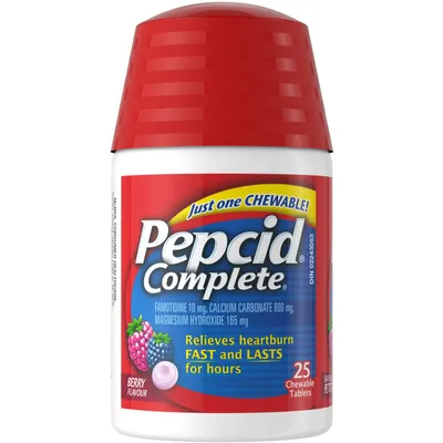 PEPCID Complete 25 Chewable Berry Tablets