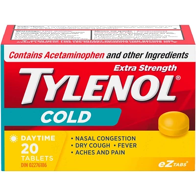 Extra Strength Cold Relief Day Acetaminophen 500mg EZTabs