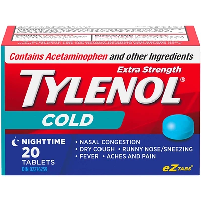 Extra Strength Cold Relief Night Acetaminophen 500mg