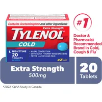 Extra Strength Cold Relief Night Acetaminophen 500mg
