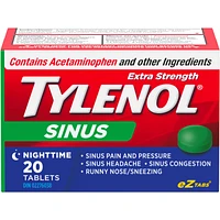 Extra Strength Sinus Relief Night Acetaminophen, 500mg