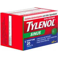 Extra Strength Sinus Relief Night Acetaminophen, 500mg