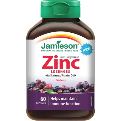 Jamieson Zinc Lozenge Elderberry