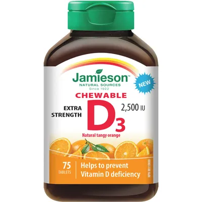 Vitamin D 2500 IU Chewable