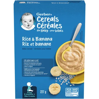 Stage 2 Rice Banana Baby Cereal
