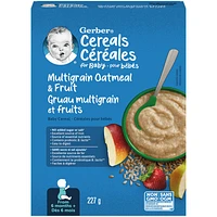 Stage 2 Multigrain Oatmeal & Fruit Baby Cereal