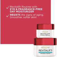 Revitalift Anti Wrinkle + Firming Anti Aging Skincare Kit Day Moistruizer and Eye Cream with Pro Retinol and Centella Asiatica