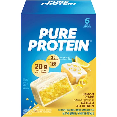 Gluten Free Bar Lemon Cake Flavour Bars  6 x 50 g