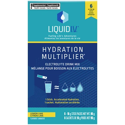 Liquid IV Electrolyte Drink Mix Lemon Lime CT