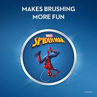 Kid's Manual Toothbrush featuring Marvel's Spiderman, Soft Bristles, for Children and Toddlers 3+, 2 count