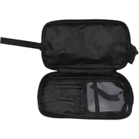 Basics Clear Black Wire Frame Pouch
