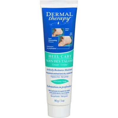 Dermal Therapy Heel Care Cream, Deep Penetrating, Actively Restores Moisture, 90 gram
