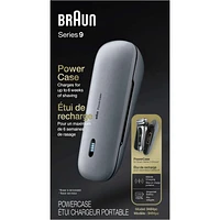 Powercase, compatible with Braun Series 8 and 9 Electric Shavers, charges for up to 6 weeks