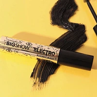 Bigshow Electro Mascara Blackest Black with volumizing effect and enriched with carnauba wax extract