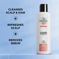 System 3 Cleanser Shampoo - Colored Hair with Light Thinning