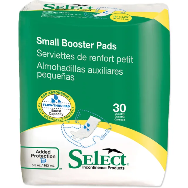 Select Booster Pad, 25 Count, 12 x 4.25
