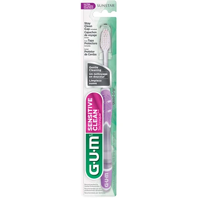 TECHNIQUE® Sensitive Clean Toothbrush, Compact, Ultra Soft Bristles