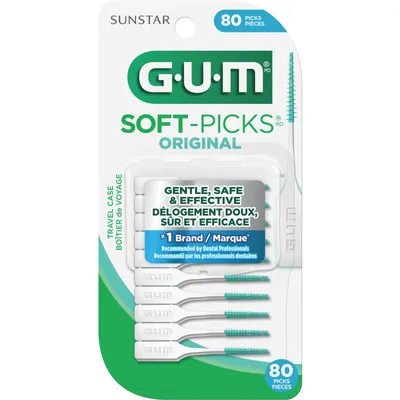 GUM Soft-Picks  Original Dental Picks - 80 ct