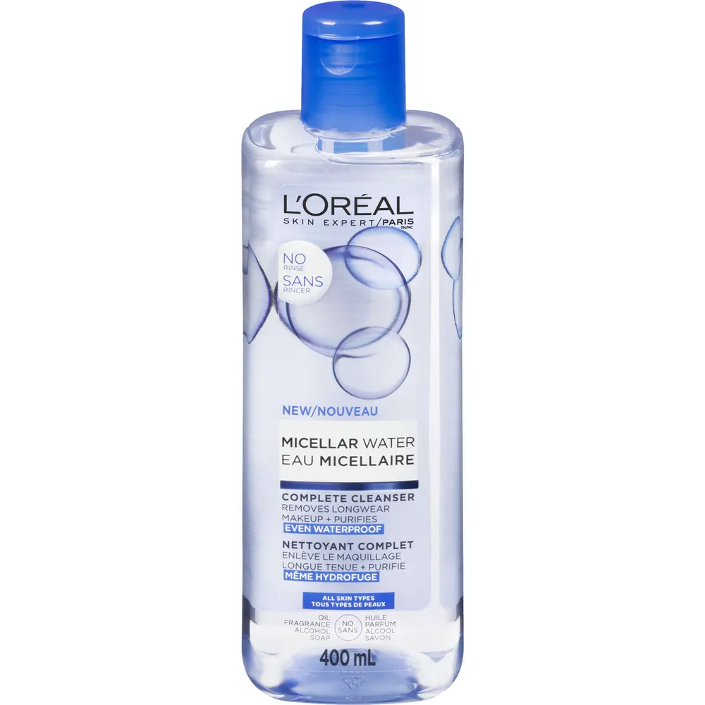 Micellar Water Complete Cleanser, Makeup-Remover, Waterproof