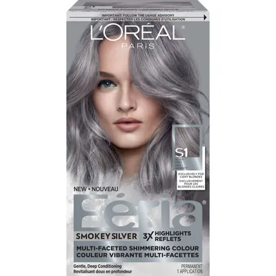Hair Dye Feria Hair Color, 3x Highlight Formula for Shimmering Color