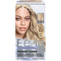 Power hair Toner Long Lasting Anti brass for blonde hair, bleached highlights, Reduce brassiness all types and textures