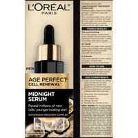 Midnight Serum with Vitamin E + Antioxidants, Cell Renewal