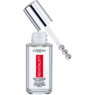 Eye Serum with 2.5% Hyaluronic Acid + Caffeine, Depuffing