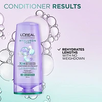 Hair Expertise, Hyaluron Pure 72H Rehydrating Conditioner, for Oily Roots and Dehydrated Lengths