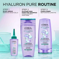 Hair Expertise, Hyaluron Pure 72H Rehydrating Conditioner, for Oily Roots and Dehydrated Lengths