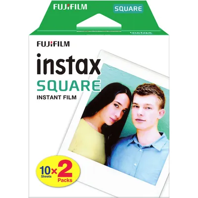 Instax Square Instant Film Value Pack - 20 Exposures