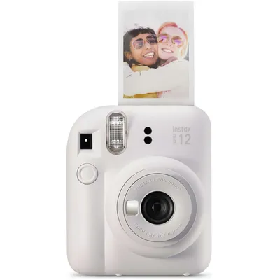 Instax Mini 12 Clay White Instant Camera