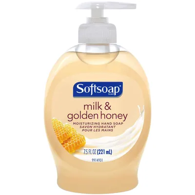 Softsoap Liquid Hand Soap Pump, Milk & Golden Honey - 221 mL