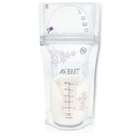 Avent Breast Milk Storage Bags 50 Count 6oz/180ml, SCF603/50