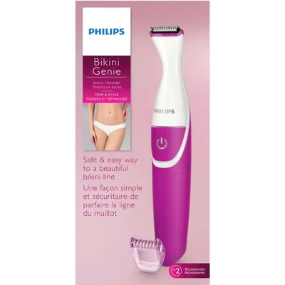 BikiniGenie cordless Women's Trimmer for bikini line, wet or dry, BRT381/15