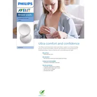 Philips AVENT, Disposable Breast Pads, White, 100 Count, SCF254/13