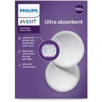 Avent Maximum Comfort Disposable Breast Pads 100ct, SCF254/13