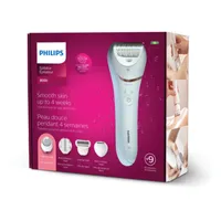 Epilator Prestige Series 8000, Wet or Dry for legs, body & feet, 8 attachements, BRE740/14