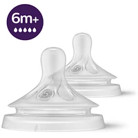 Natural Response Nipple Flow 5, 6M+, 2 pack, SCY965/02