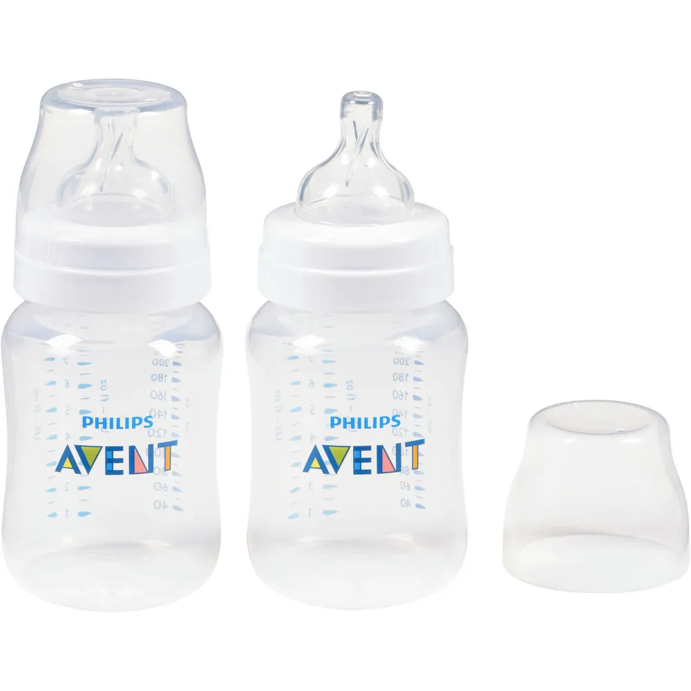 New Lot of 2 Playtex Baby Bottles Vent Aire Anti Colic Tummy Comfort 9 oz 3  M+