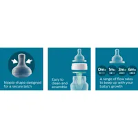 Avent Anti-colic Baby Bottle with AirFree Vent, 4oz, 1 pack, SCY701/01